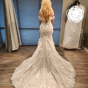 Martina Liana Ivory/Rum Wedding Dress